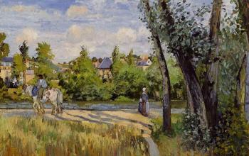 卡米耶 畢沙羅 Landscape, Bright Sunlight, Pontoise 卡米耶 畢沙羅 Landscape, Bright Sunlight, Pontoise